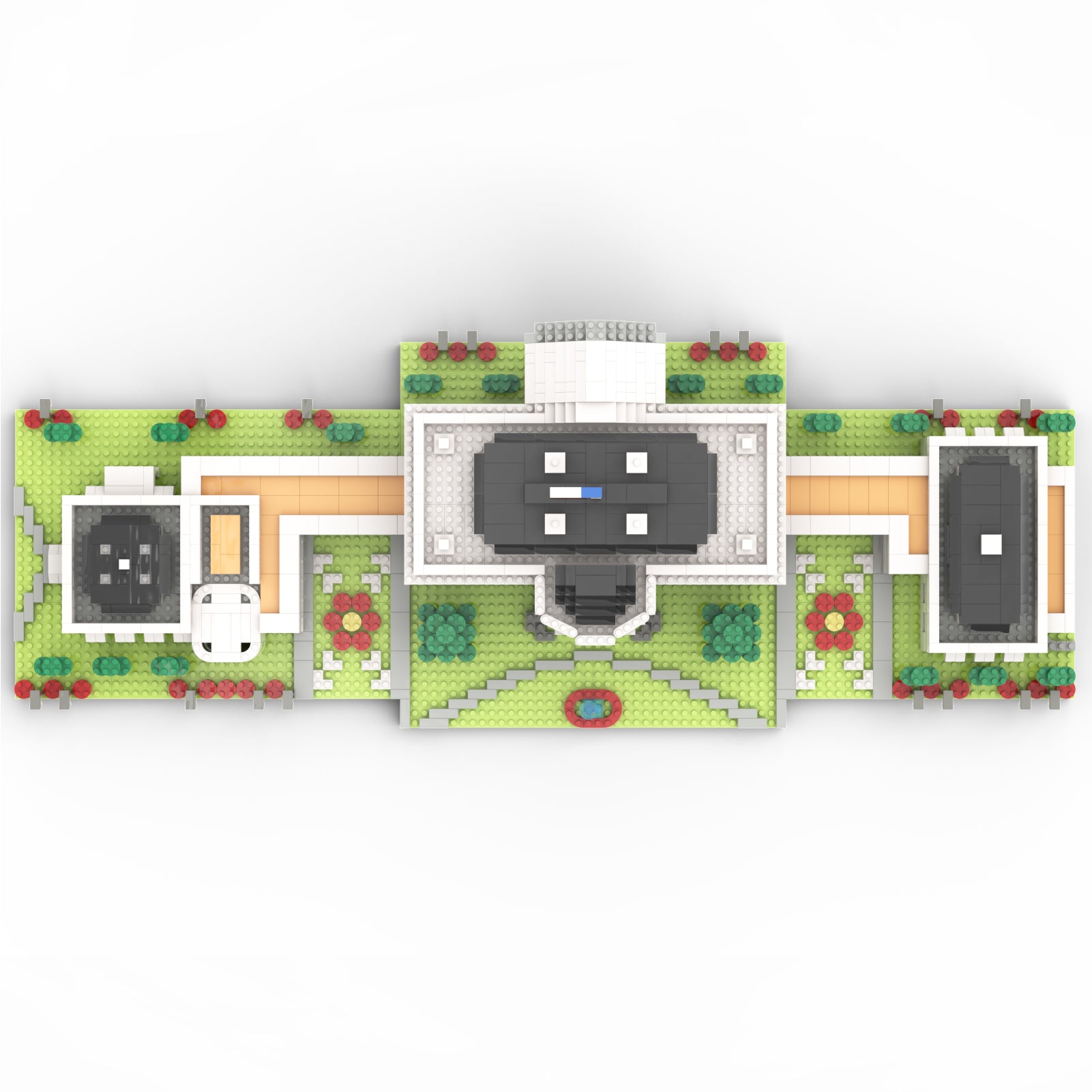 Semky Building Blocks SEMKY Micro Mini Blocks White House U.S. Capital Famous Landmark Model