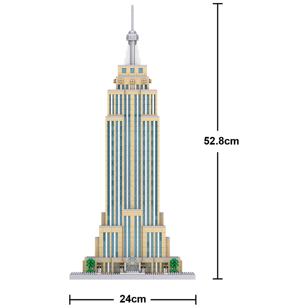 Semky Building Blocks SEMKY Micro Mini Blocks Empire State Building Architecture Model Set,(