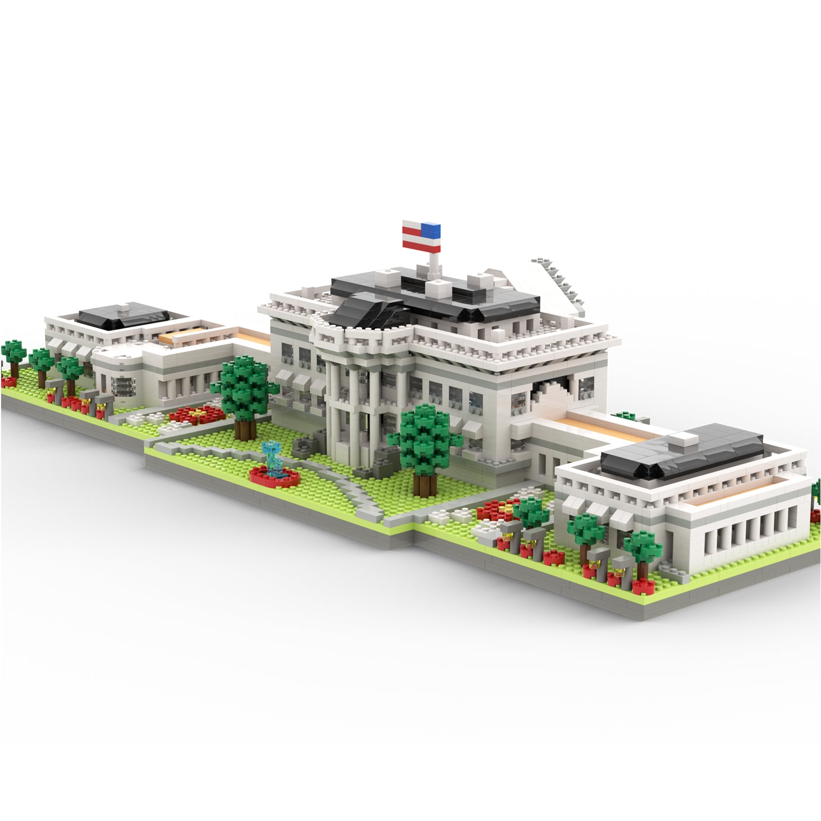 Semky Building Blocks SEMKY Micro Mini Blocks White House U.S. Capital Famous Landmark Model