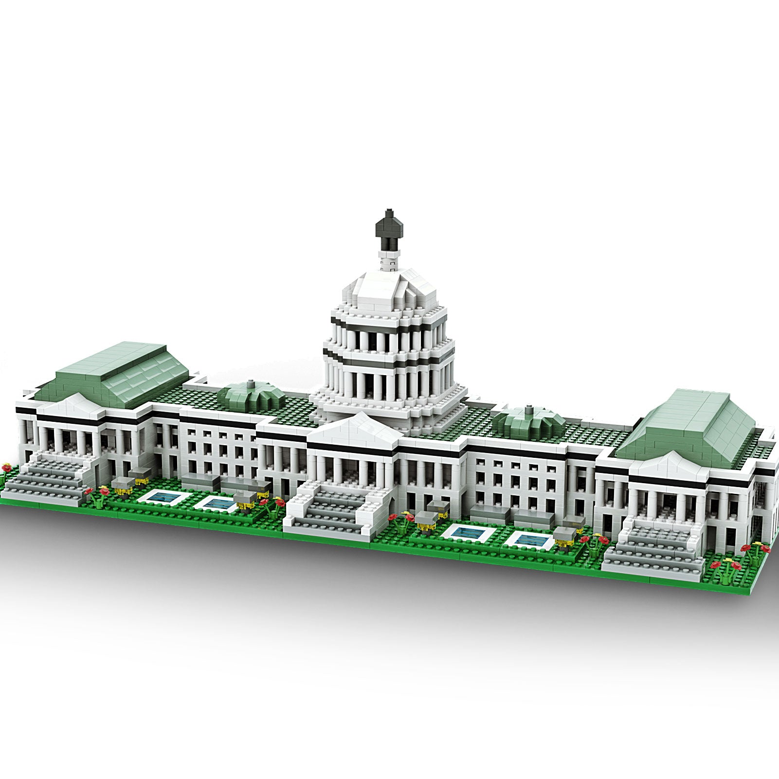 Fordeling Vær stille lager SEMKY Micro Mini Blocks United States Capitol Famous landmark Model Se –  SEMKY TOY